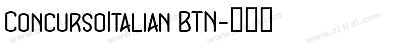 ConcursoItalian BTN字体转换